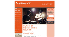 Desktop Screenshot of musicguard.co.uk